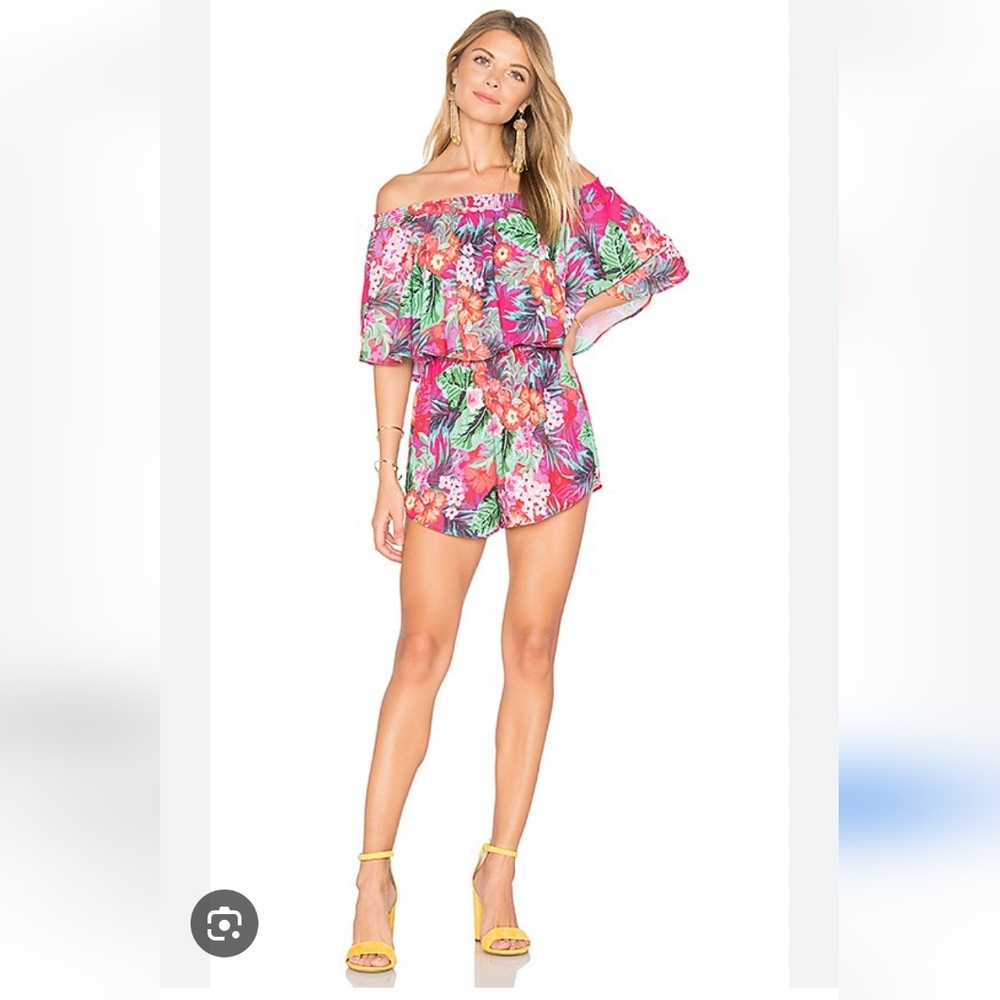 Show Me Your Mumu Rosarita Off Shoulder Romper